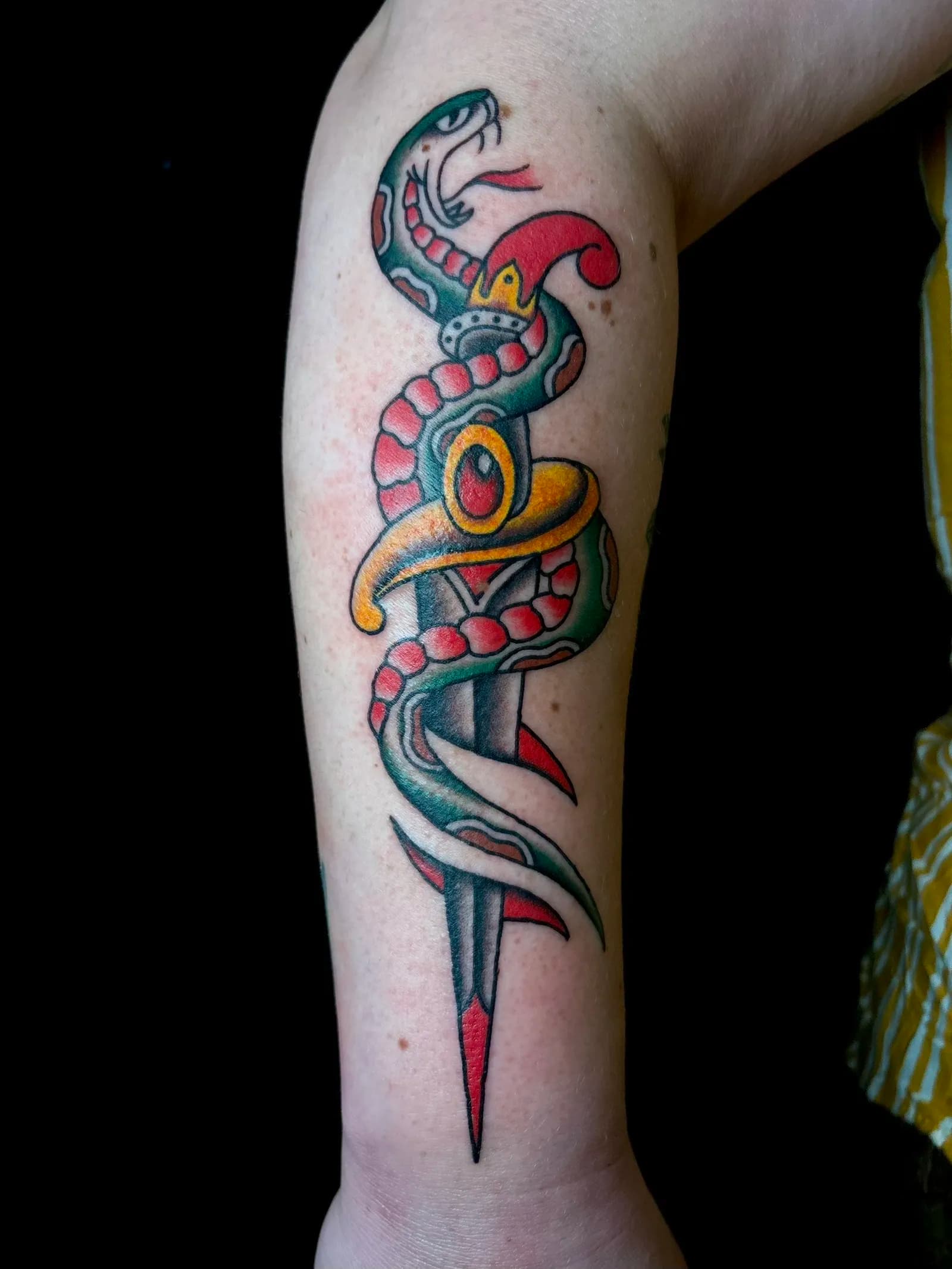 Portrait tattoo style